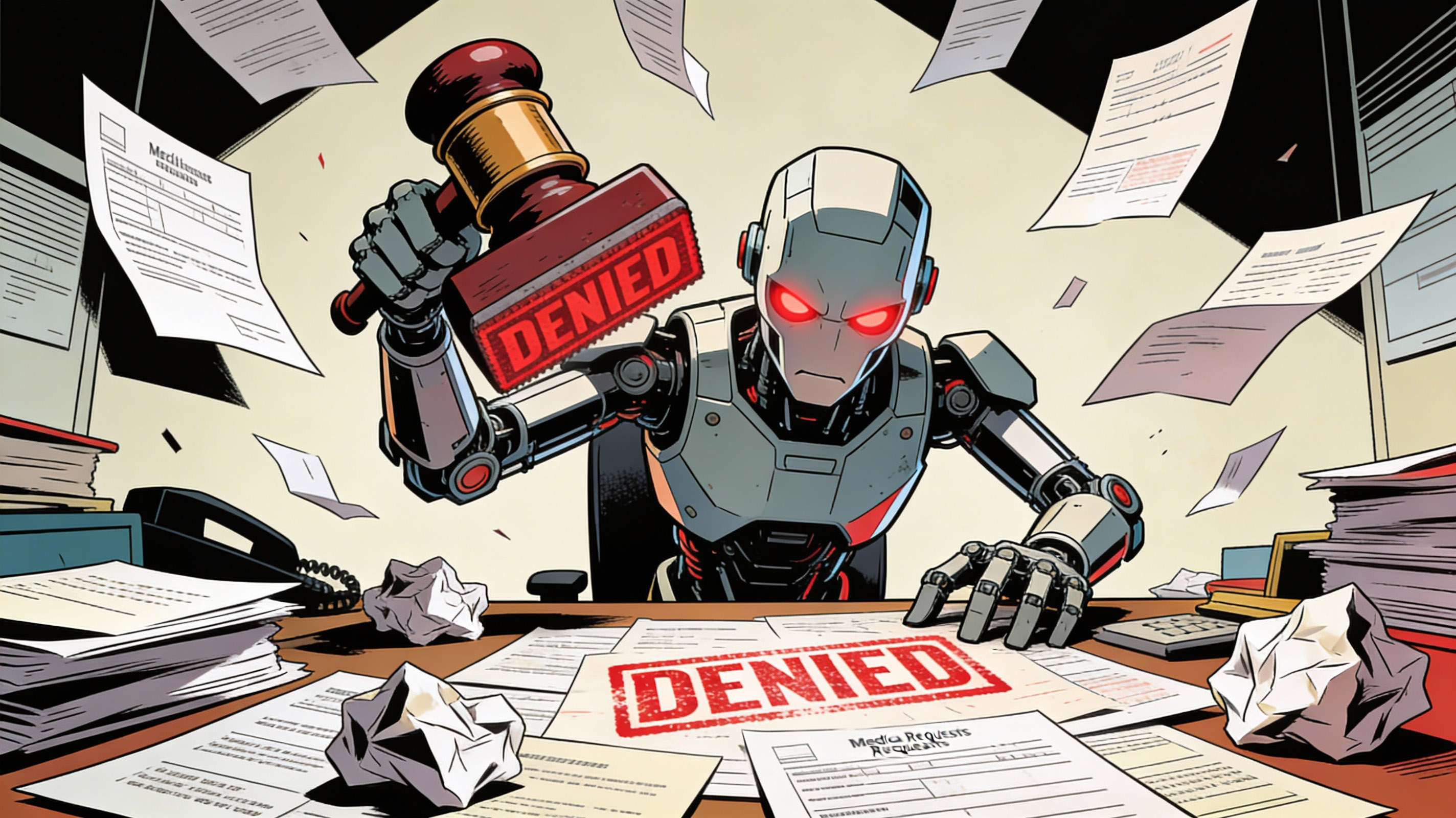 The Denial Engine: How AI Kills You