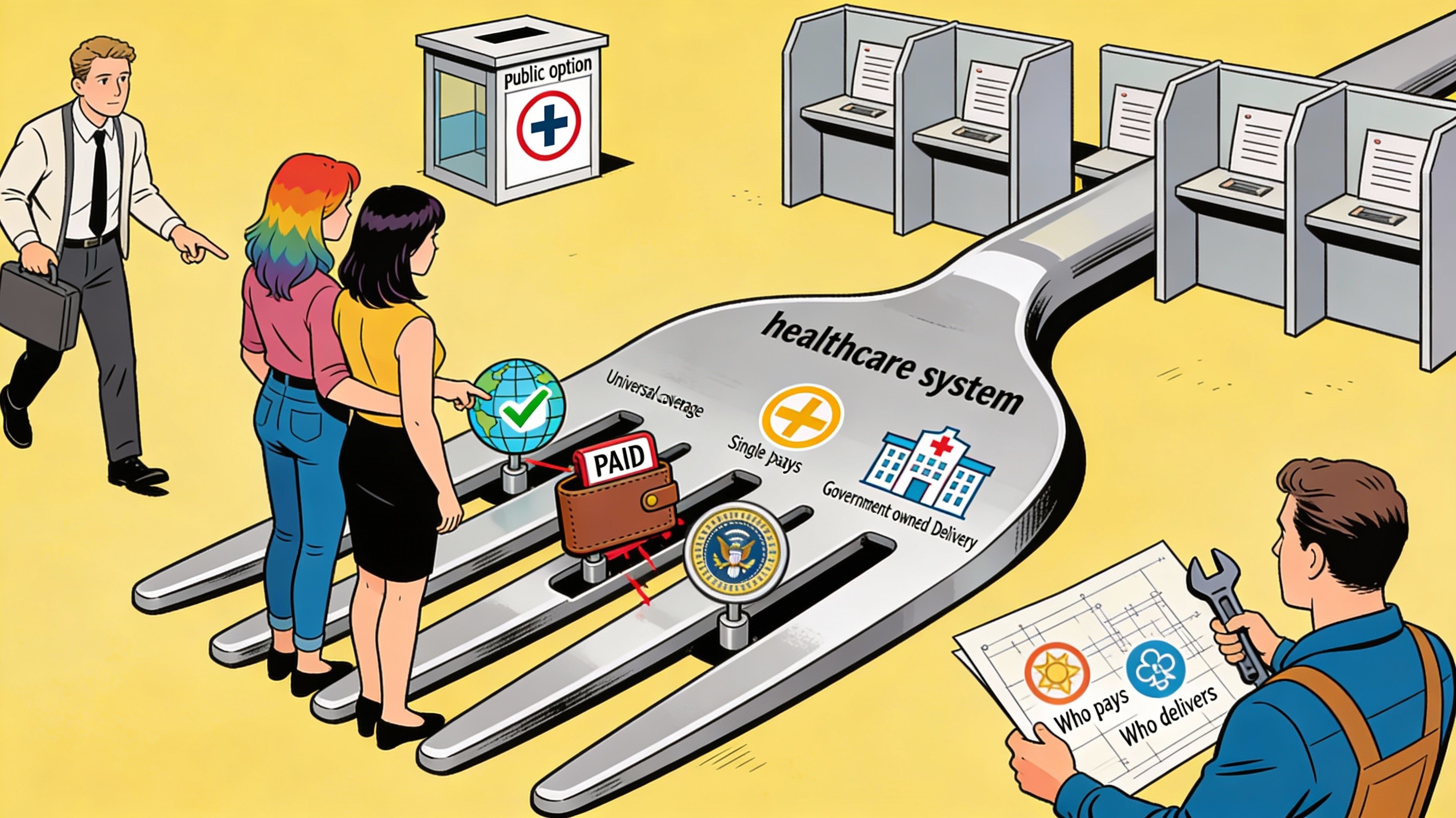 Universal, Single-Payer, NHS Explained